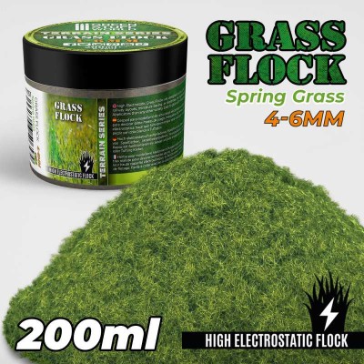GSW 11157 Static Grass Flock 4-6mm 200ml - SPRING GRASS (trawa statyczna)