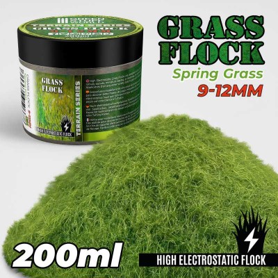 GSW 11167 Static Grass Flock 9-12mm 200ml - SPRING GRASS (trawa statyczna)