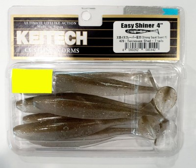 KEITECH EASY SHINER 4" (10cm) #429 Tennessee Shad opak. -7szt.