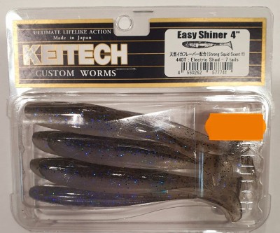 KEITECH EASY SHINER 4" (10cm) #440 Electric Shad (opak.- 7szt)