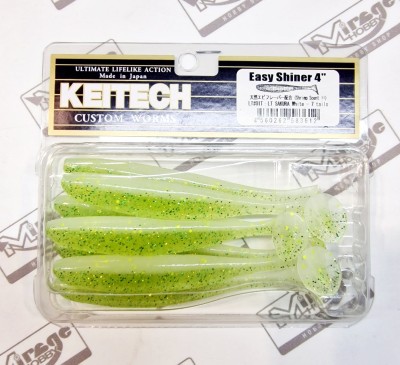 KEITECH EASY SHINER 4" (10cm) LT#01 SAKURA White opak.- 7szt.