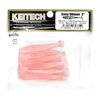 KEITECH EASY SHINER 2"(5,4cm) #011 Natural Pink opak .12szt
