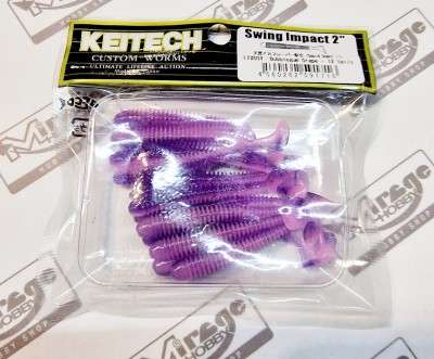 KEITECH SWING IMPACT 2" (5,4cm) LT#03 Bubblegum-grape opak.- 12szt