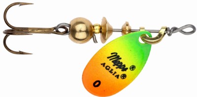 BŁYSTKA MEPPS AGLIA FLUO TIGER nr0 (2,5g)