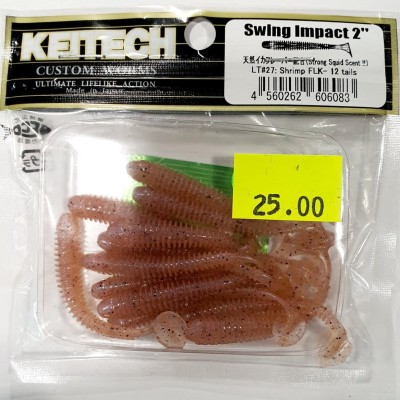 KEITECH SWING IMPACT 2" (5,4cm) LT#27 Shrimp FLK opak.- 12szt.