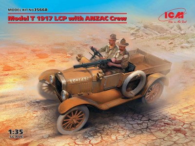 ICM 35668 1:35 T 1917 LCP with ANZAC Crew
