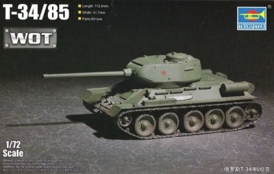 TRUMPETER 07167 1:72 T-34/85