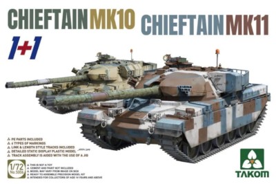 TAKOM 5006 1:72 CHIEFTAIN MK11+CHIEFTAIN MK10