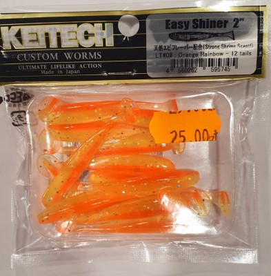 KEITECH EASY SHINER 2"(5,4cm) LT#08 Orange Rainbow- opak.12szt