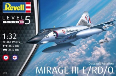 REVELL 03919 1:32 DASSAULT MIRAGE III E/RD/O